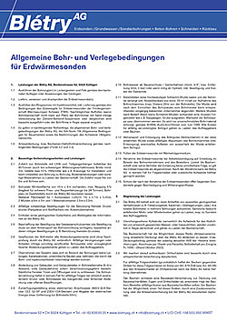 AGB Erdwärmesonden